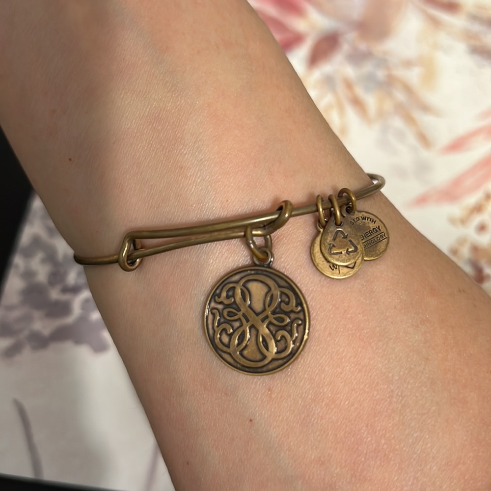 Alex + Ani Path of Life Infinity Charm Bracelet, Gold, 2015